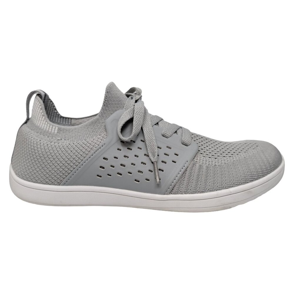 WHITIN Minimalist Barefoot Shoes Womens Light Grey 0 Drop Wide Toe EU 39 US 8.5